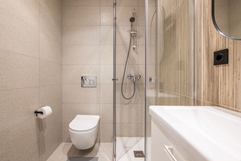 Shower with Vertical Storage